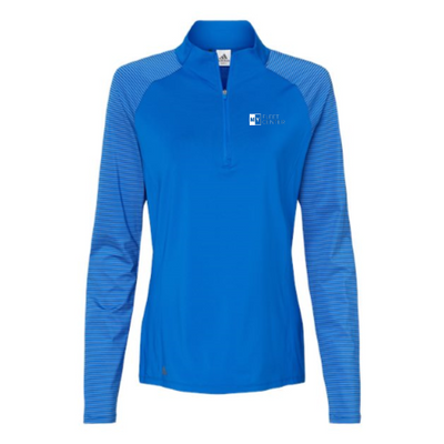 MyFleetCenter - Women's Stripe Block Quarter-Zip Pullover