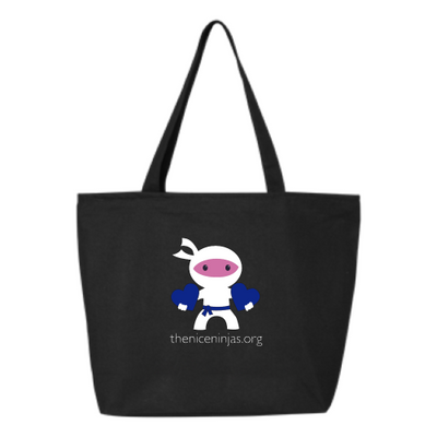 NiceNinjas - 24.5L Canvas Zippered Tote - v2