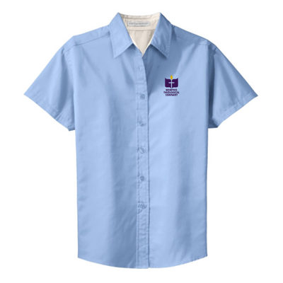 MemphisSeminaryTeamStore - Port Authority Ladies Short Sleeve Easy Care Shirt v1