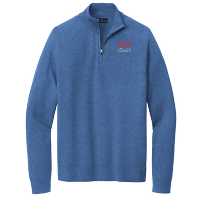 ZFA - Brooks Brothers Cotton Stretch 1/4-Zip Sweater - v1