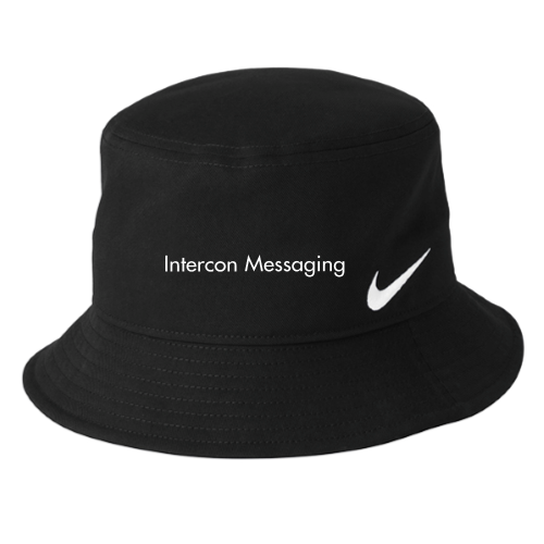 InterconMessaging - Nike Swoosh Bucket Hat (Black/Anthracite)