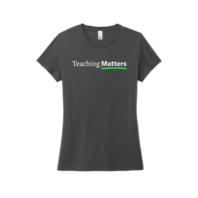 TeachingMatters - District Made Ladies Perfect Tri Crew Tee