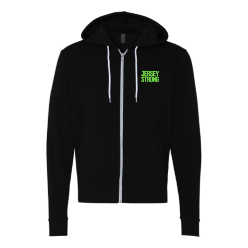 JerseyStrong - Unisex Sponge Fleece Full-Zip Hooded Sweatshirt