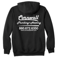 Cornwall Plumbing & Heating -  Carhartt Rain Defender Paxton Heavyweight Hoodie - loose-fit