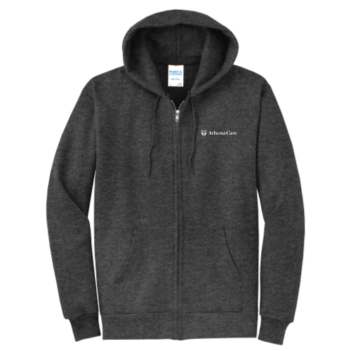 AthenaCare - Port & Company Classic Full-Zip Hooded Sweatshirt