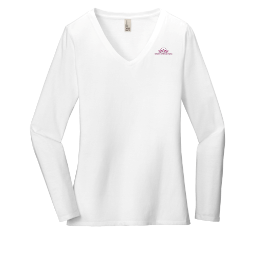 Rocky Mountain Tiny Homes - District Women’s Very Important Tee Long Sleeve V-Neck v3