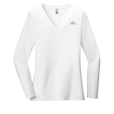 Rocky Mountain Tiny Homes - District Women’s Very Important Tee Long Sleeve V-Neck v3