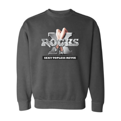 X Rocks Unisex Vintage Crewneck