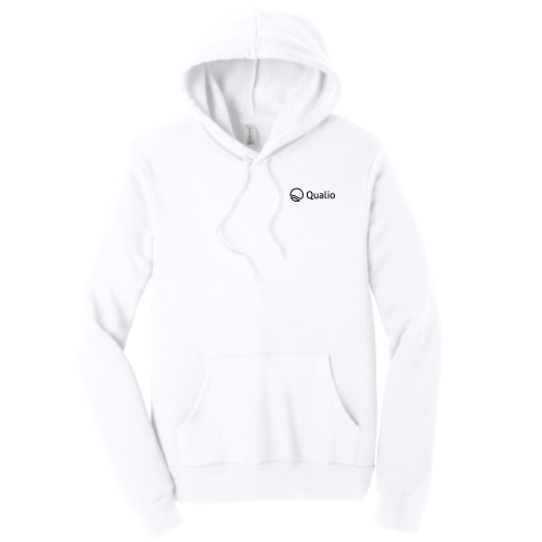 Qualio - Unisex Poly/Cotton Hooded Pullover Sweatshirt