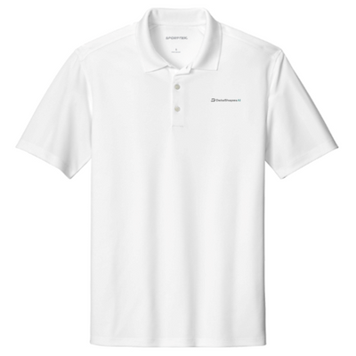 DataShapes2 - Sport-Tek Men's UV Micropique Polo - White