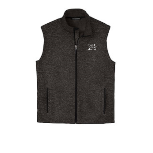 DwellDesignStudio - Black Sweater Fleece Vest