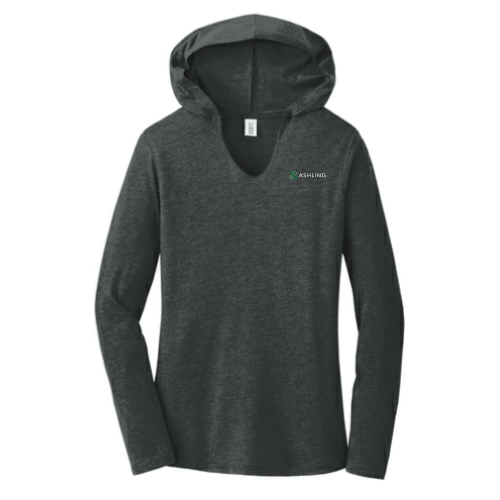 AshlingPartners - District Made Ladies Perfect Tri Long Sleeve Hoodie