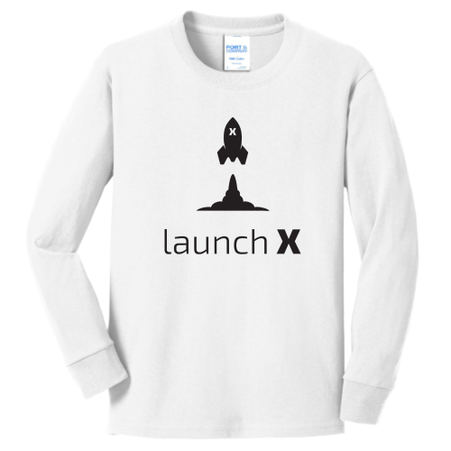 LaunchX - Port & Company Youth Long Sleeve 5.4-oz 100% Cotton T-Shirt