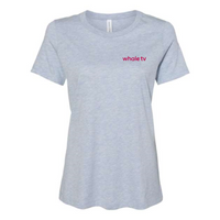 WhaleTV - Women’s Relaxed Fit Heather CVC Tee