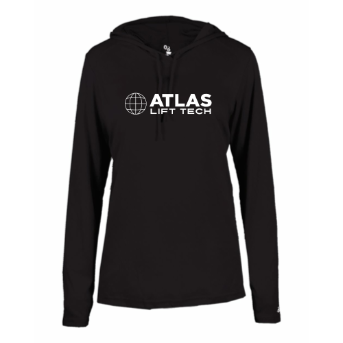 AtlasLiftTech - B-Core L/S Ladies Hood Tee