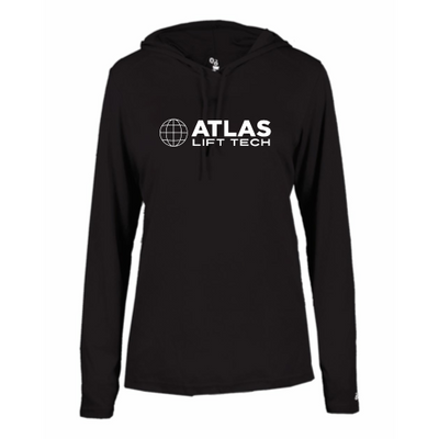 AtlasLiftTech - B-Core L/S Ladies Hood Tee