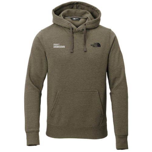 Drawdown - Embroidery The North Face Chest Logo Pullover Hoodie