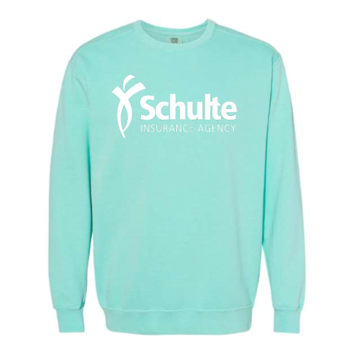 SchulteInsurance - Pigment Dyed Crewneck Sweatshirt