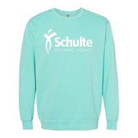SchulteInsurance - Pigment Dyed Crewneck Sweatshirt