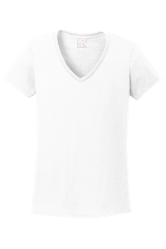 Gildan Ladies Heavy Cotton 100% Cotton V-Neck T-Shirt