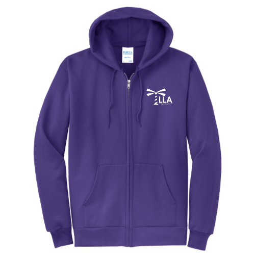 LLATherapy - Port & Company - Classic Full-Zip Hooded Sweatshirt