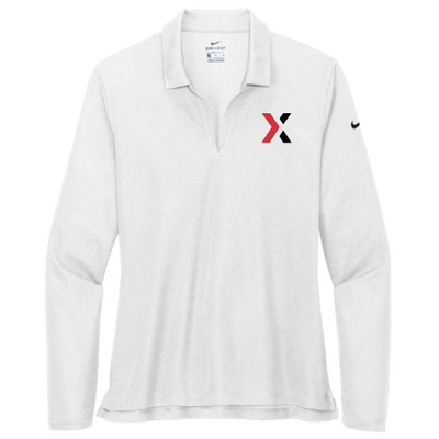 Lotlinx - Nike Ladies Dri-FIT Micro Pique 2.0 Long Sleeve Polo v3