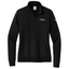 EbersonConstruction - Nike Ladies Club Fleece Sleeve Swoosh 1/2-Zip NKDX6720 - Black