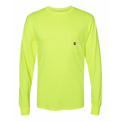 EbersonConstruction - Workwear Long Sleeve Pocket T-Shirt