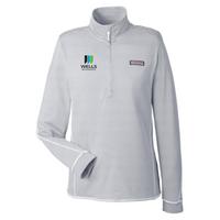 Wells Insurance - Vineyard Vines Women's Microstripe Sankaty Half-Zip Pullover