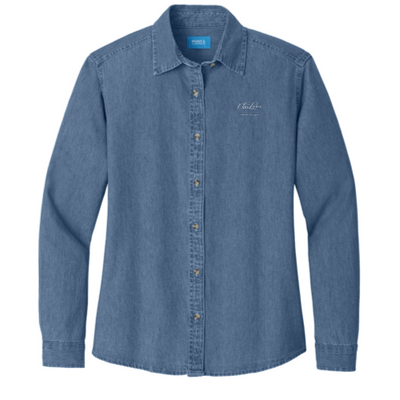 Cloud Nine Peoria - Port & Company Long Sleeve Value Denim Shirt