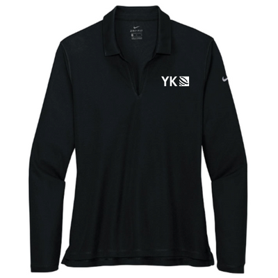 YK - Nike - Ladies Dri-FIT Long Sleeve Polo