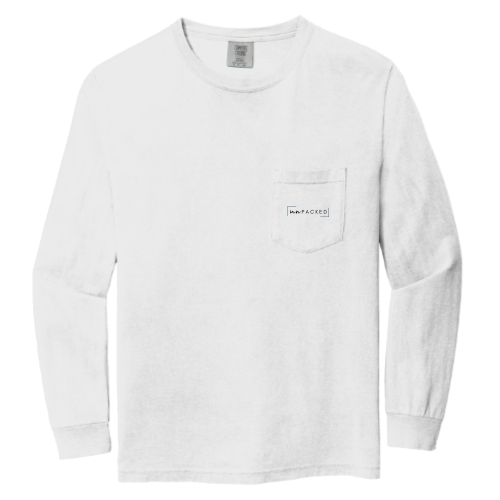 UnpackedCare - Long Sleeve Pocket T-Shirt - PRINTED