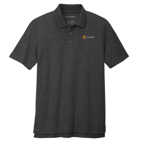 TransitRE - Sustainable Port Authority C-FREE Cotton Blend Pique Polo