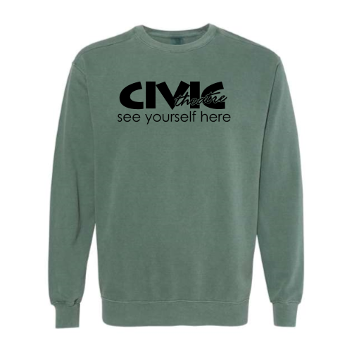 CivicTheatreMerch - Pigment-Dyed Crewneck Sweatshirt