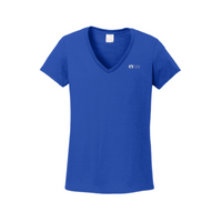OGA - Gildan Ladies Heavy Cotton 100% Cotton V-Neck T-Shirt - v2