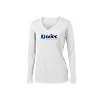 LViPC Sport Tek - Ladies Long Sleeve V Neck Competitor Tee