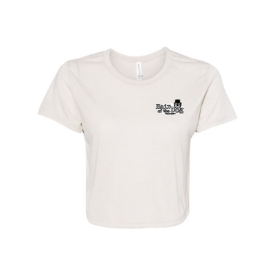 HairoftheDog Ladies Flowy Cropped T-Shirt upd