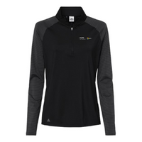 MarsPetNutrition - Women's Stripe Block Quarter-Zip Pullover
