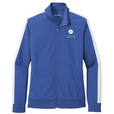 OakOrchard2 - Sport-Tek Ladies Tricot Sleeve Stripe Track Jacket v2