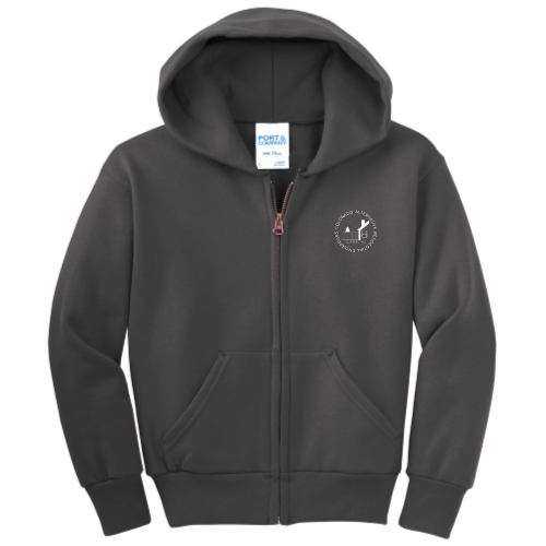 CARE - YOUTH Port & Company Classic Full-Zip Hooded Sweatshirt