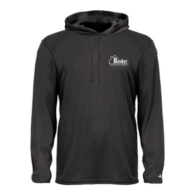BooherRemodelingCompany - B-Core Long Sleeve Hooded T-Shirt