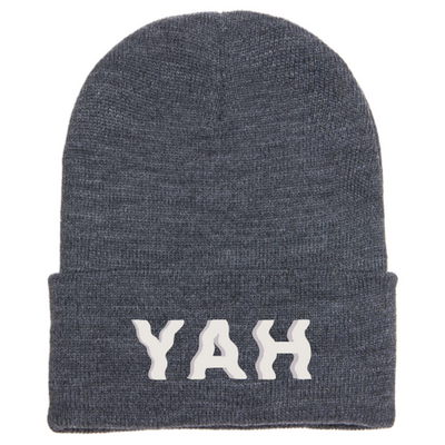 Dark Black - YAH Cuffed Beanie