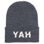 Dark Black - YAH Cuffed Beanie