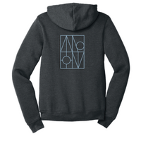 LHD - Unisex Sponge Fleece Full-Zip Hooded Sweatshirt