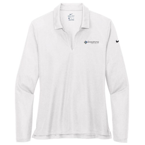Graystone - Nike - Ladies Dri-FIT Long Sleeve Polo