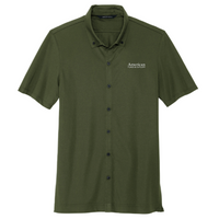 American Flags and Cutlery - Mercer+Mettle Men's Full-Button Polo