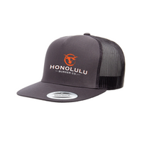 HonoluluBurger - YP Classics - 5-Panel Trucker - Black / Charcoal