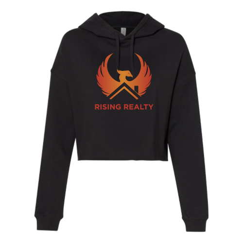 RisingRealty - Independent Trading Women's Crop Hoodie