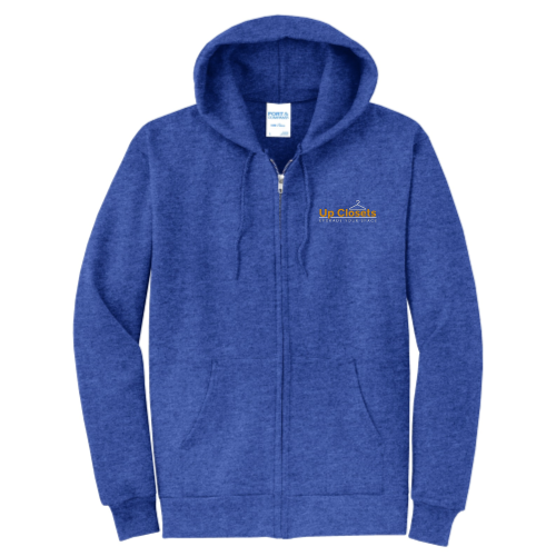UpClosets - Port & Company Classic Full-Zip Hooded Sweatshirt