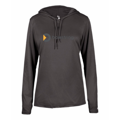 BowstringTV - B-Core L/S Women's Hood Tee